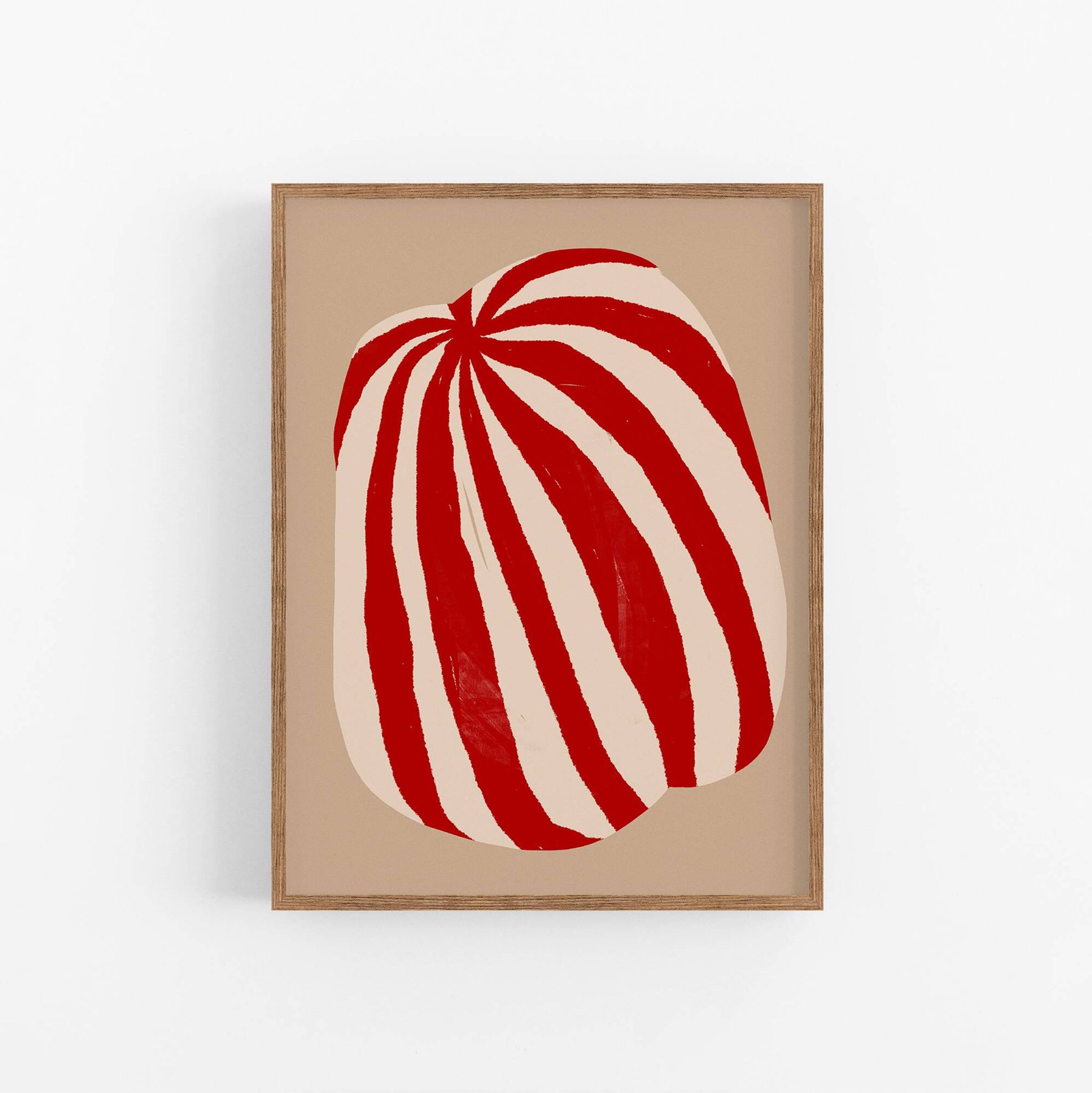 Abstract stripes giclee print, 50x70cm