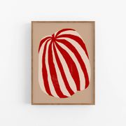 Abstract stripes giclee print, 50x70cm