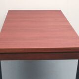 1960s extendible diningtable in teak and metal