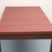Table à manger extensible des années 60 en teck et métal
