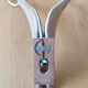 double teak wall lamp and Scandinavian suspended opalines