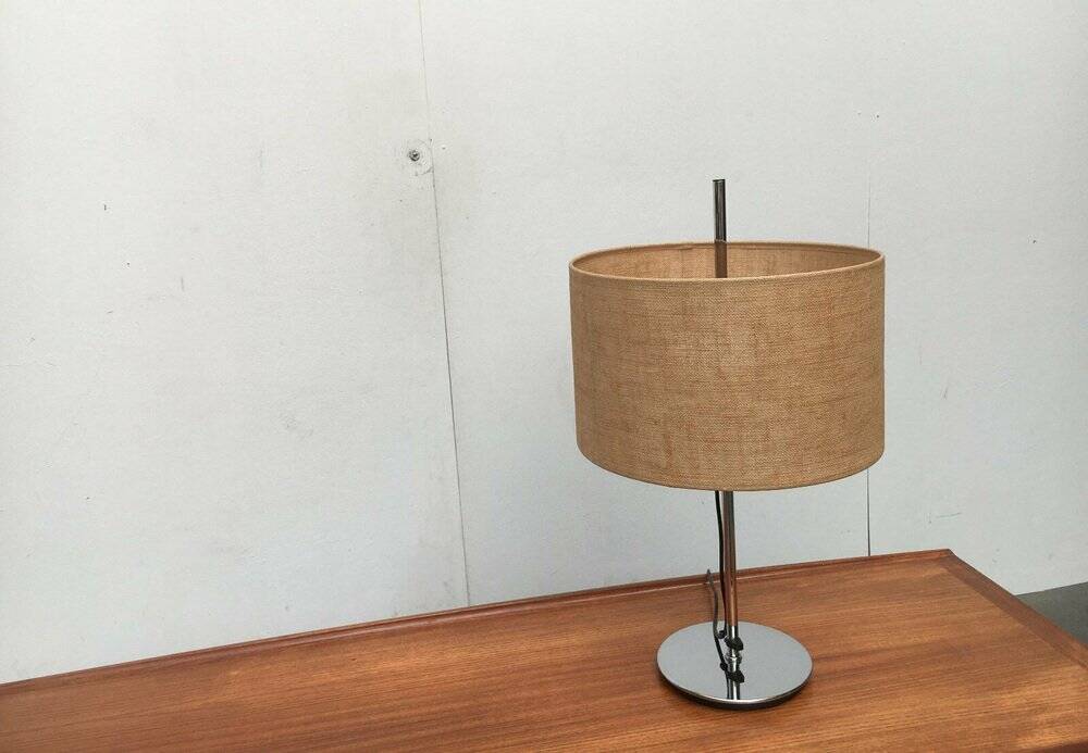 German table lamp from the mid-century space age by Staff Leuchten, 1960s.