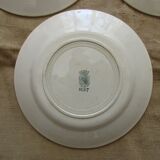 Lots of 5 plates a dessert faiencerie de castres