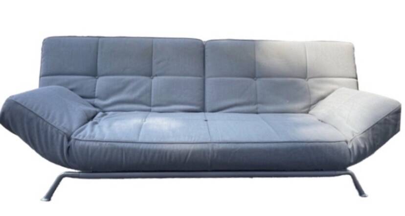 Ligne Roset family sofa, quilted bench