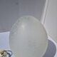 Lampe Oeuf Verre Moucheté  Blanc