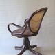 Armchair Curved wood THONET screw N° 1 , 1890 cannages