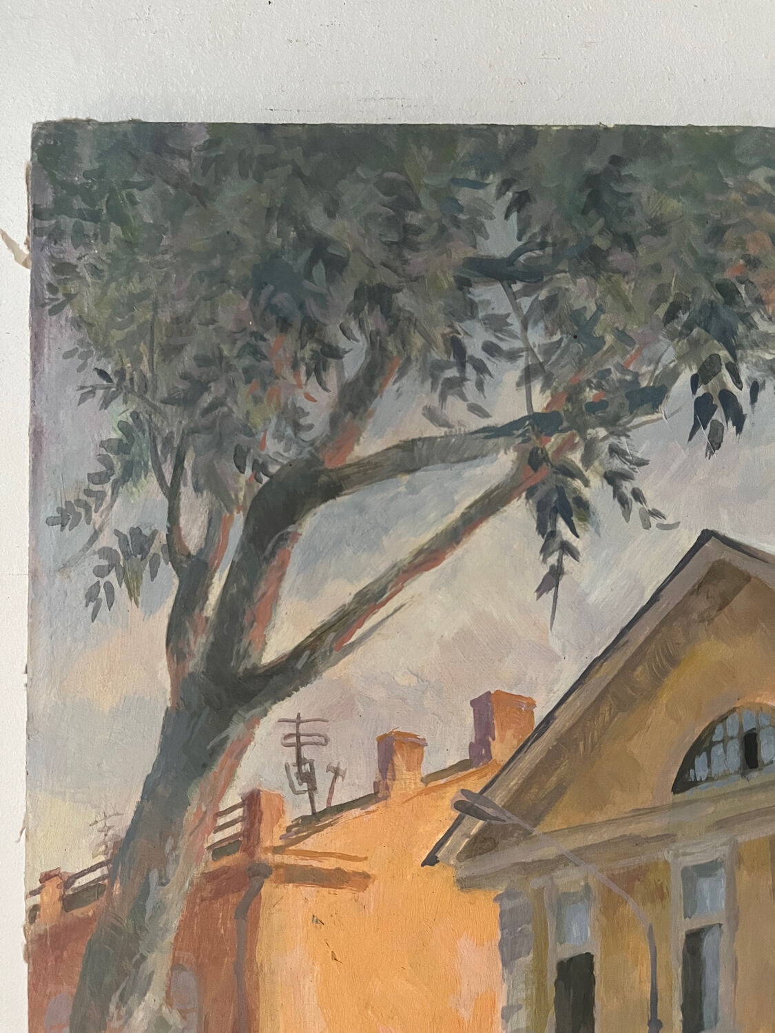 "The Tishashev House – Opochka" signed A. A. Yeremin