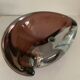Vintage ashtray, Murano Sommerso, with pestle and label, circa 1960s