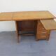 Desk oak vintage style english drawer and extension
