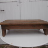 Wooden stool footrest