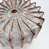 Herda glass wall lamp or ceiling lamp, 1970s