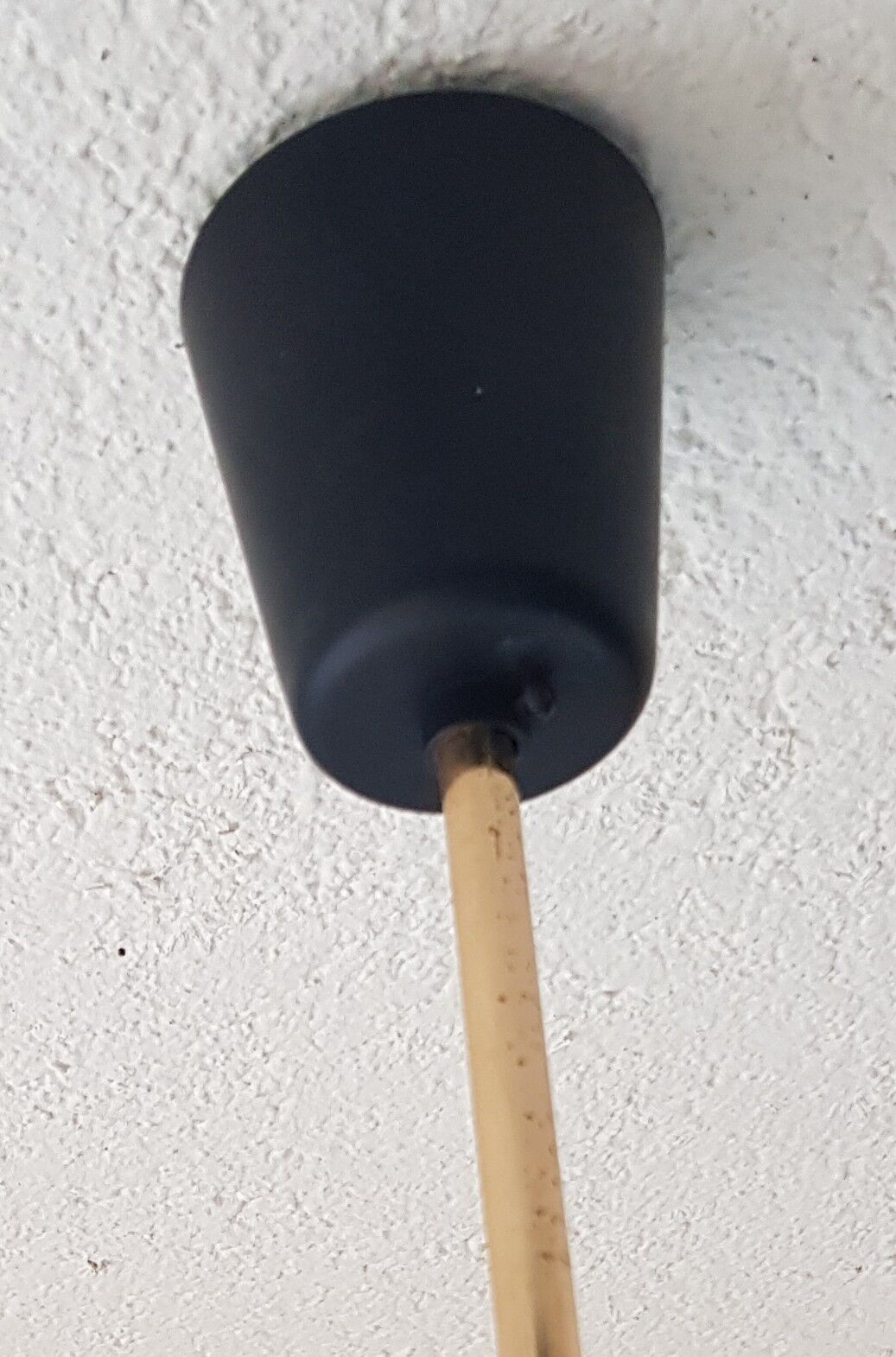 Glass and brass hanging lamp 60