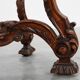 Napoleon III style Carved Walnut side table with Bluestone top, France ca.