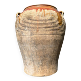 Ancient terracotta pottery jar from the 20th century.