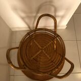 Bamboo and ceramic coffee table Audoux Minet