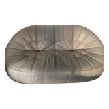 Ottoman 2-seater leather sofa