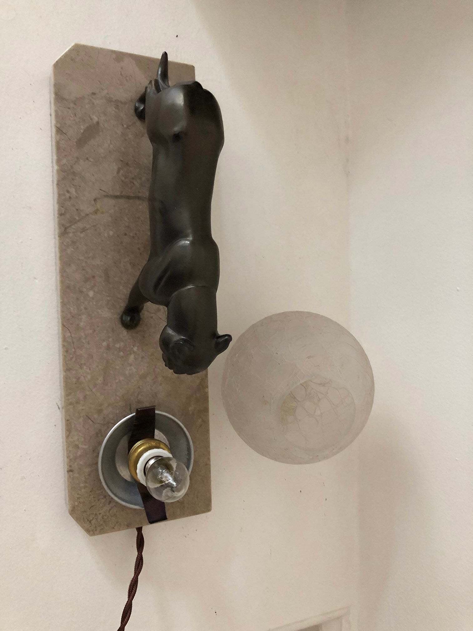 Panther lamp art deco