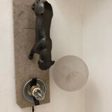 Panther lamp art deco