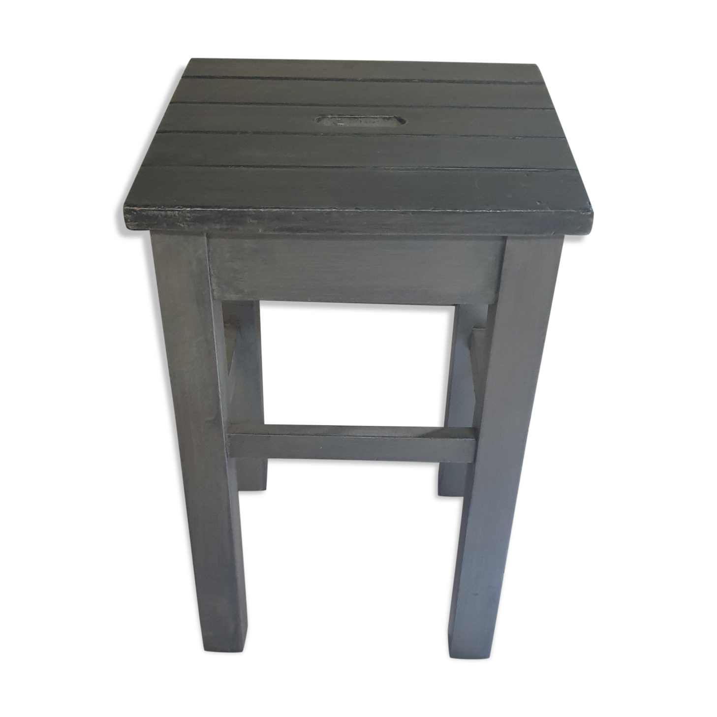 Wooden workshop stool