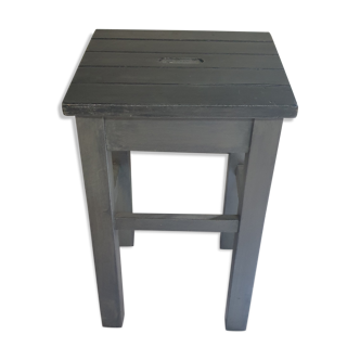 Wooden workshop stool