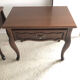 2 Louis XVI style Vintage bedside tables in varnished wood