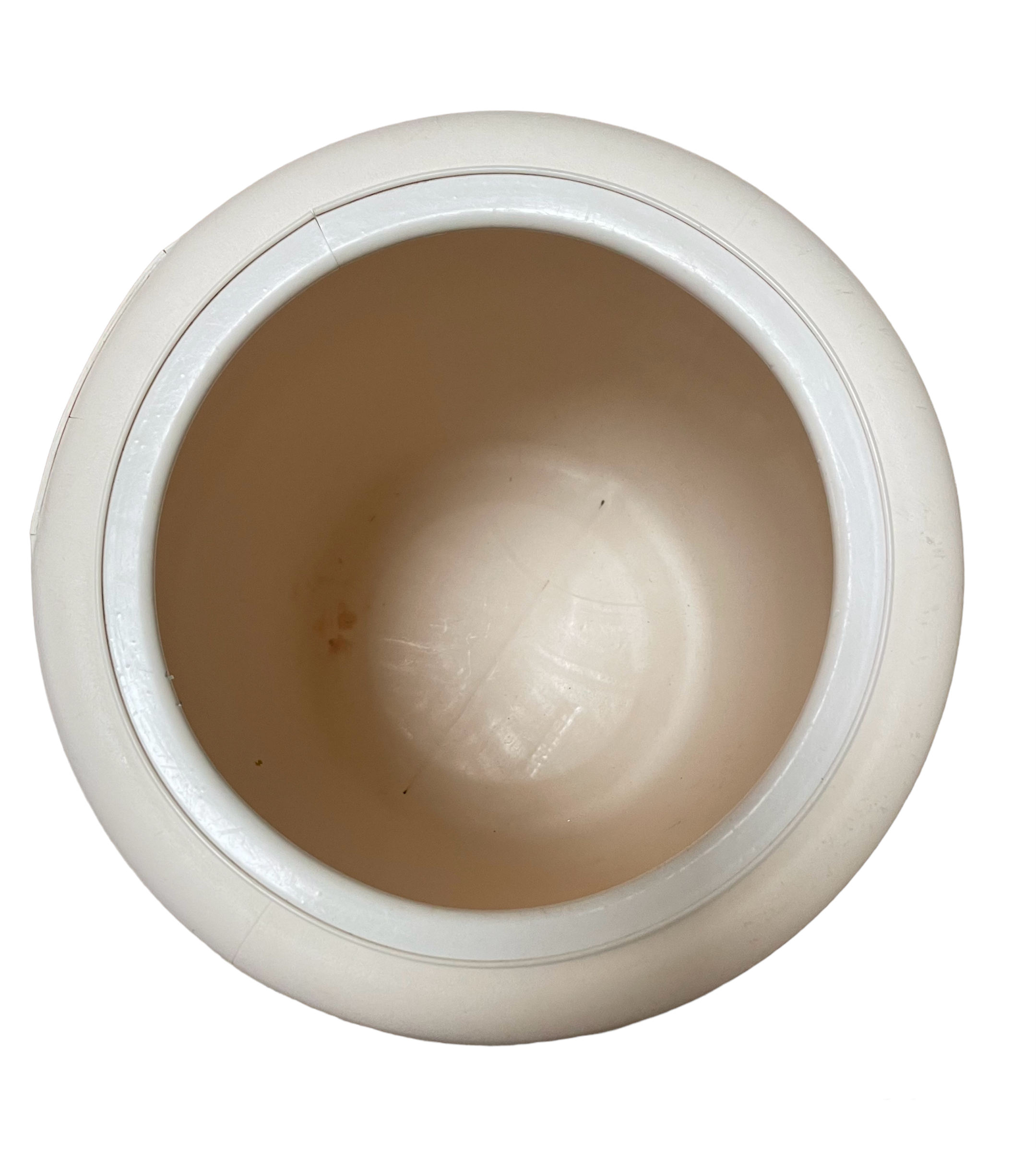 Allibert chest stool molded plastic egg design