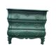 Armoire/commode/dressing baroque vintage vert émeraude