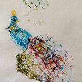 Set of 6 hand embroidered napkins