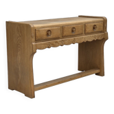 Commode danoise des années 1970, bois de chêne, bon état d'origine.