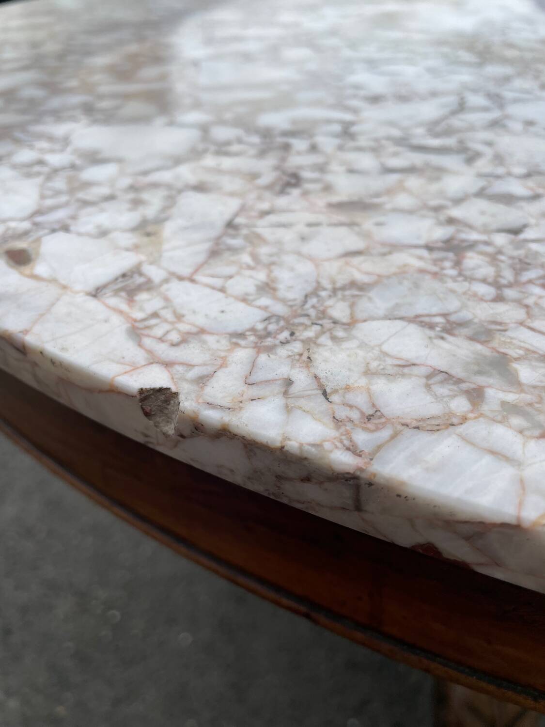 Drum table, 19th century mahogany pedestal table