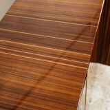 Credenza In Palissandro Monumentale Zebrawood Lacquered Mid-Century De