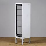 Cabinet Médical Vintage en Fer et Verre, 1970s