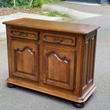 English solid wood sideboard 2 drawers 2 doors