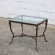 French  Iron and Glas Coffee Table-Cocktail Table-Lounge Table-80s