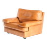 Vintage leather armchair edited by Roche Bobois - France, 80s