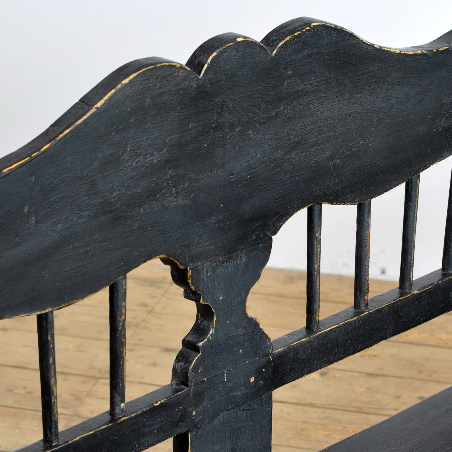Antique Pine Bench, 1920s