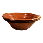 Ancient glazed terracotta dish