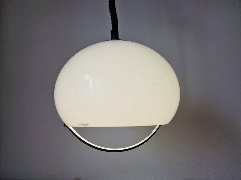 Set of Two Midcentury Pendants Meblo, Harvey Guzzini, Italy, 1970s