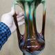 Pair of Vases + Art Nouveau Planter Slip / Faience BELGIUM