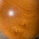 Vintage fabric ball wooden lamp