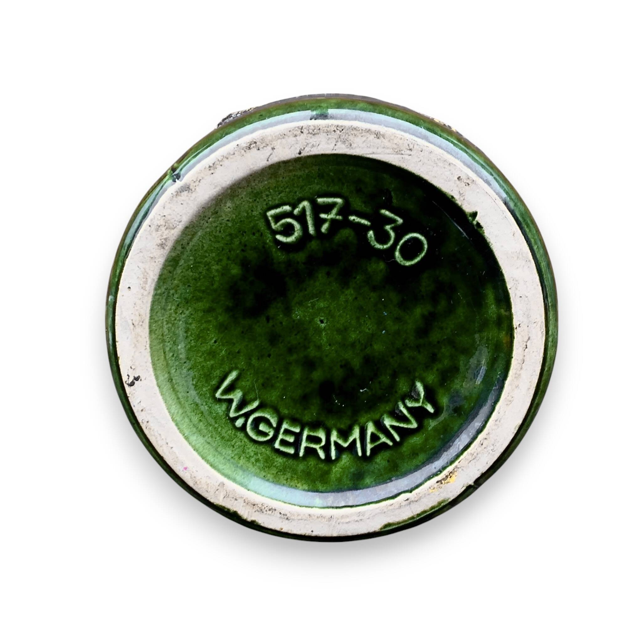 Vintage Scheurich Keramik Vase 517 - 30 - Fat Lava - West Germany