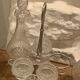 Full bottle bottles salt, pepper, mustard, oil and vinegar art deco