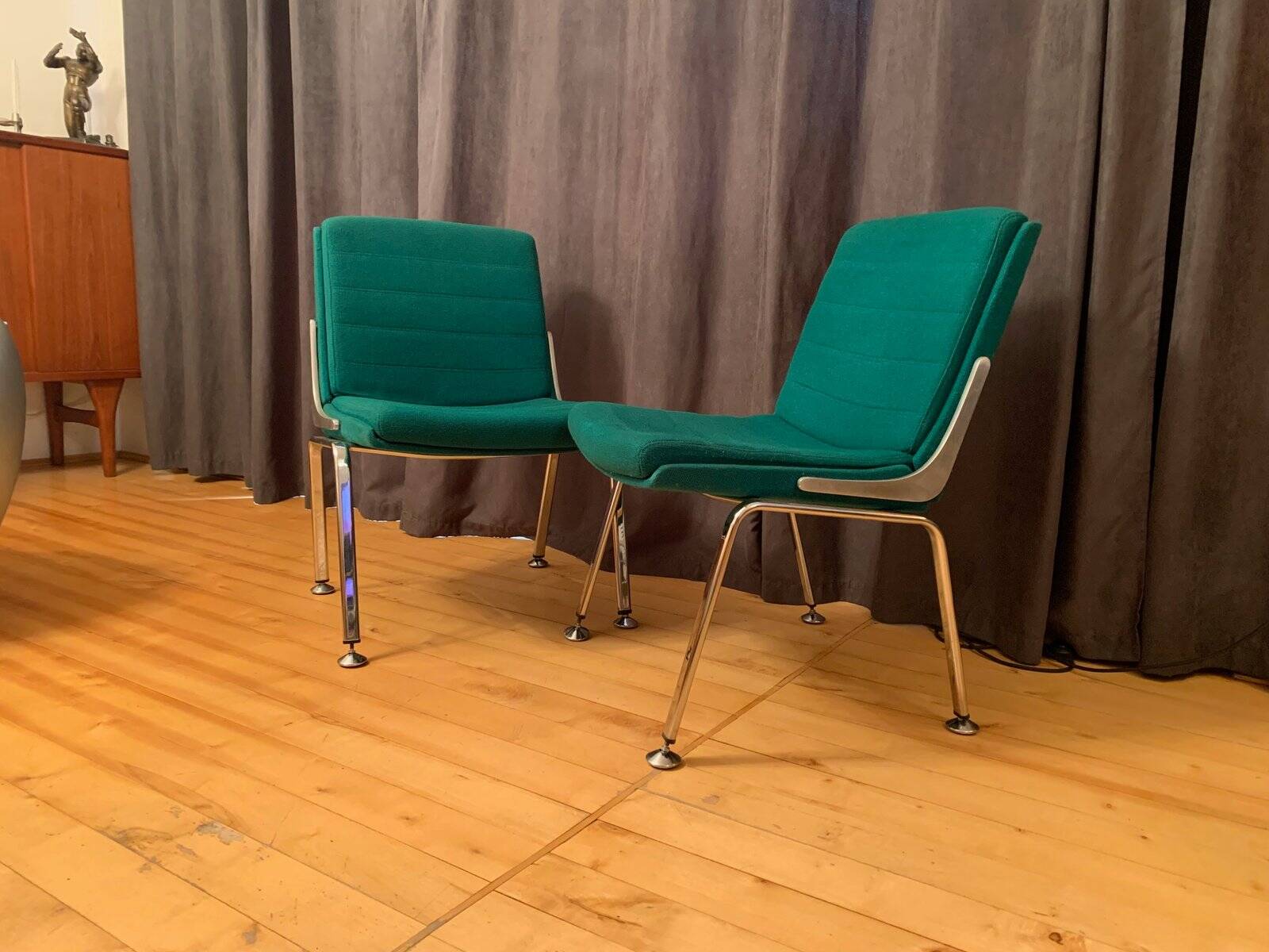 Set of vintage German Drabert chairs, 1970s