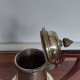 Vintage silver metal teapot