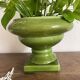 Pedestal planter, ceramic basin
