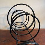 Metal magazine rack attributed to Charlotte Perriand
