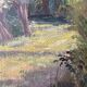 Oil on canvas of a Norman landscape with cows circa 1900.