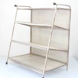 Large Mategot style fifties vintage magazine rack