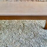 Vintage bistro table half-centuries wood and formica chiné