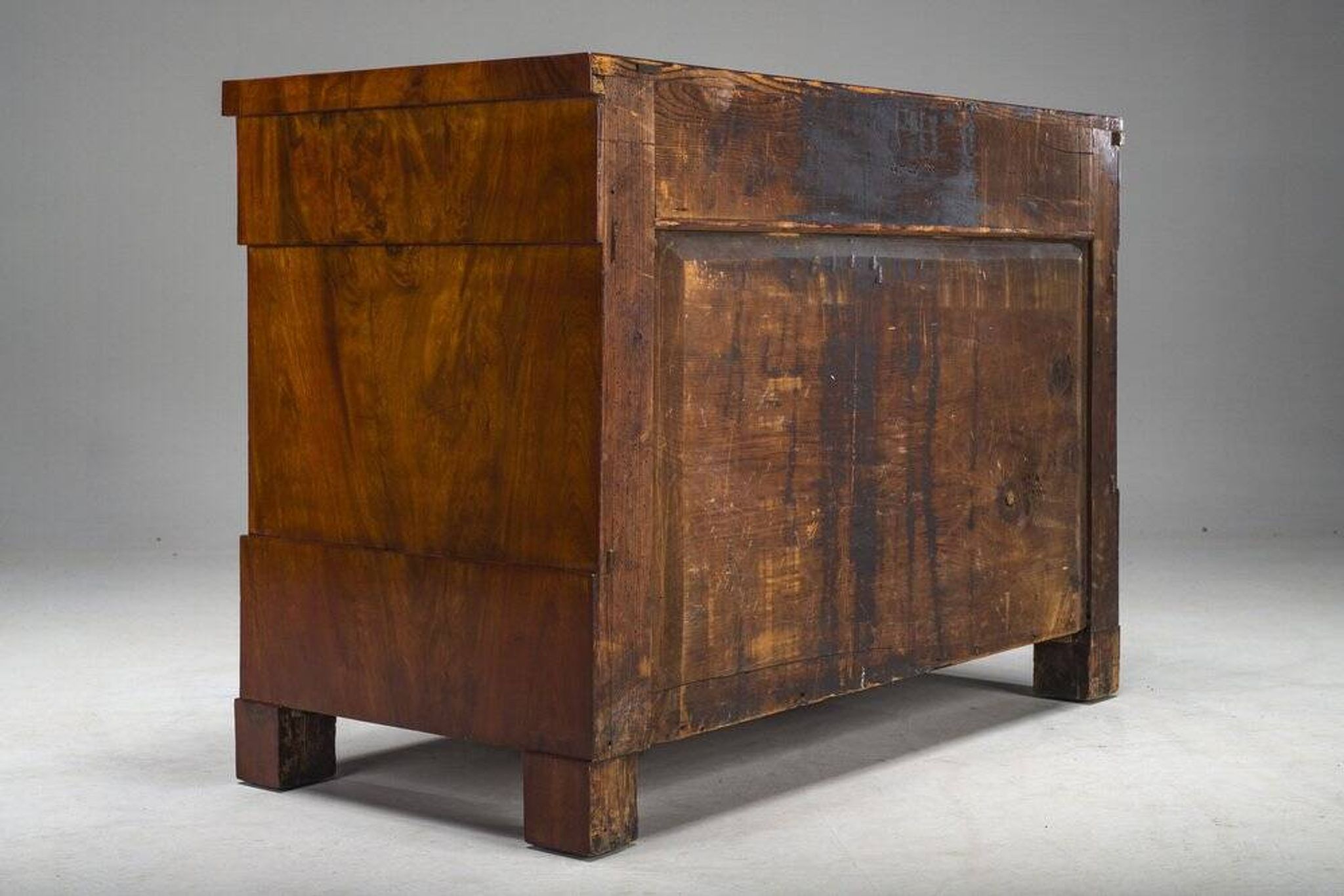 Commodes Biedermeier en acajou du début du XIXe siècle, années 1830